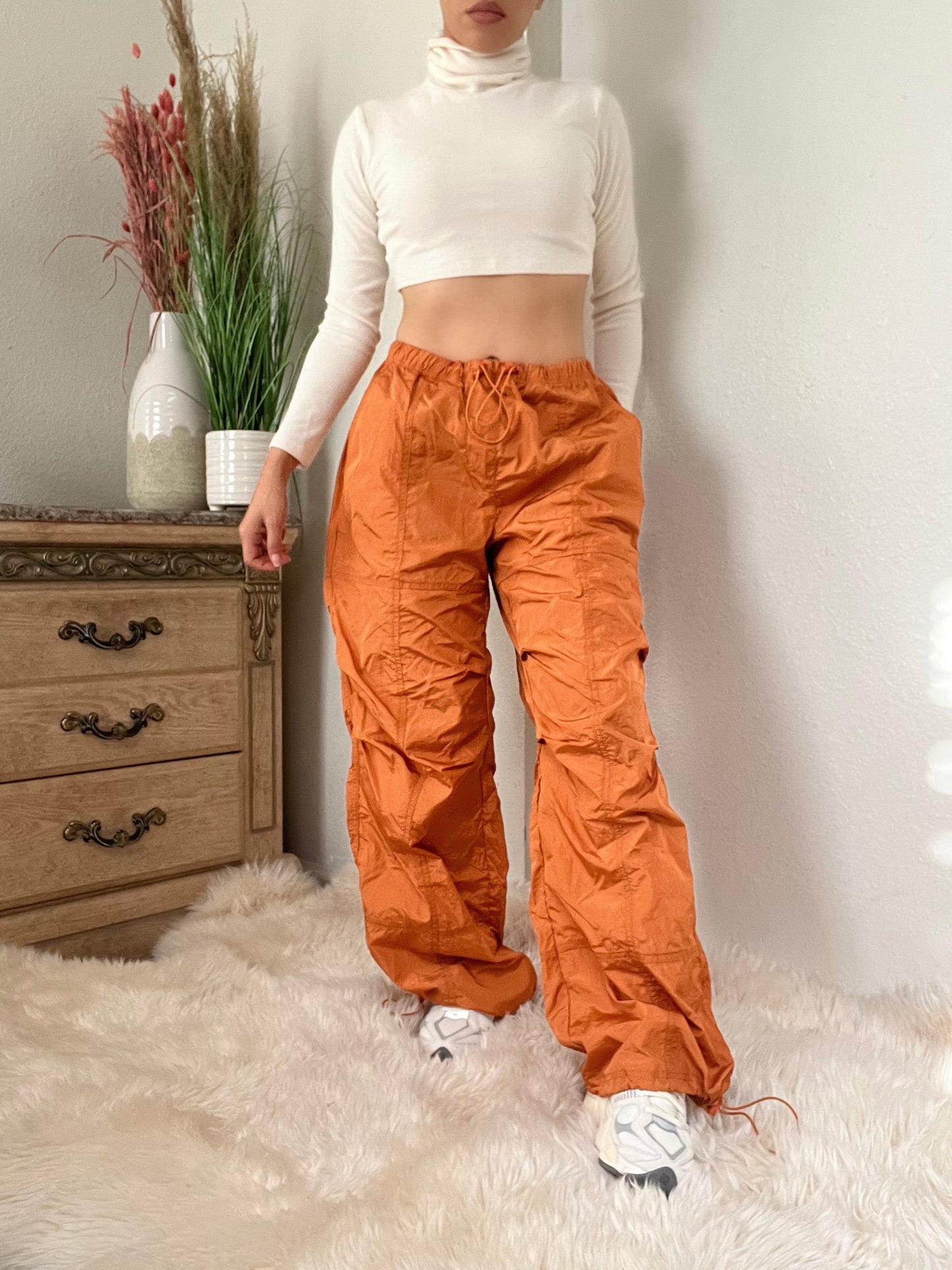 Pull-On Parachute Pants -Copper