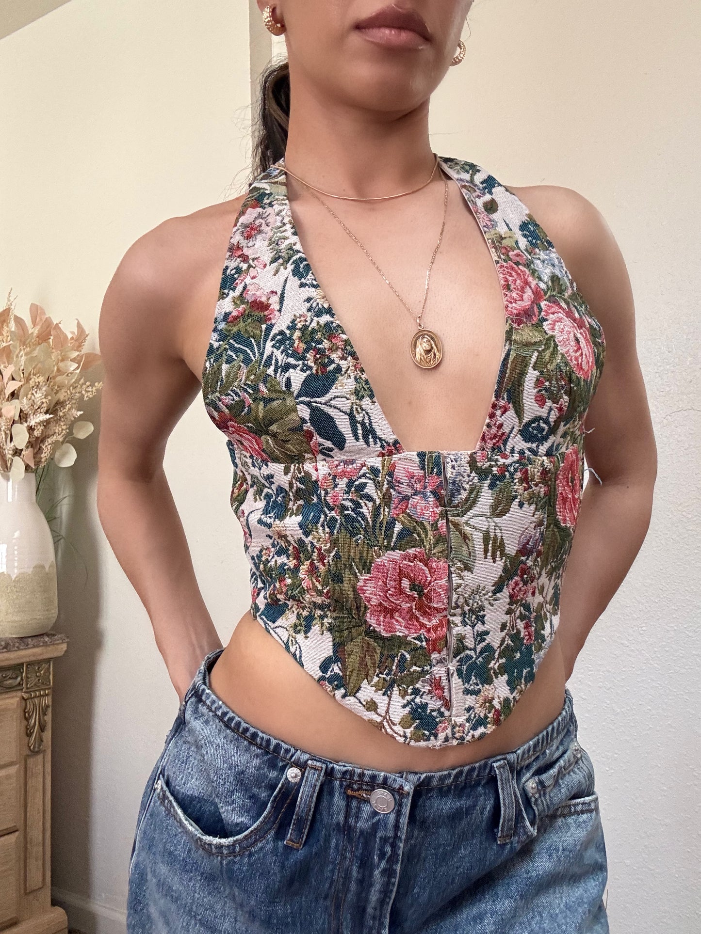 Olivia Halter Corset Top