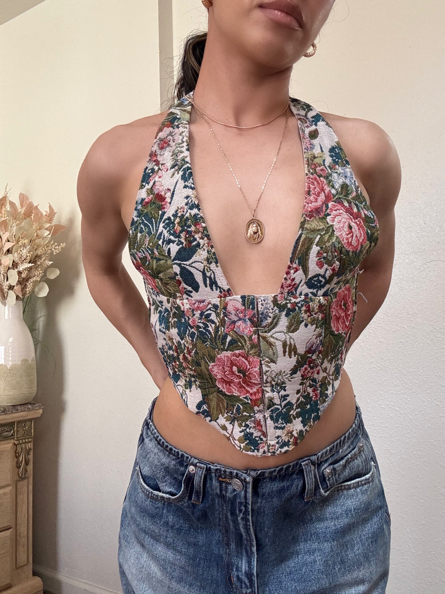 Olivia Halter Corset Top