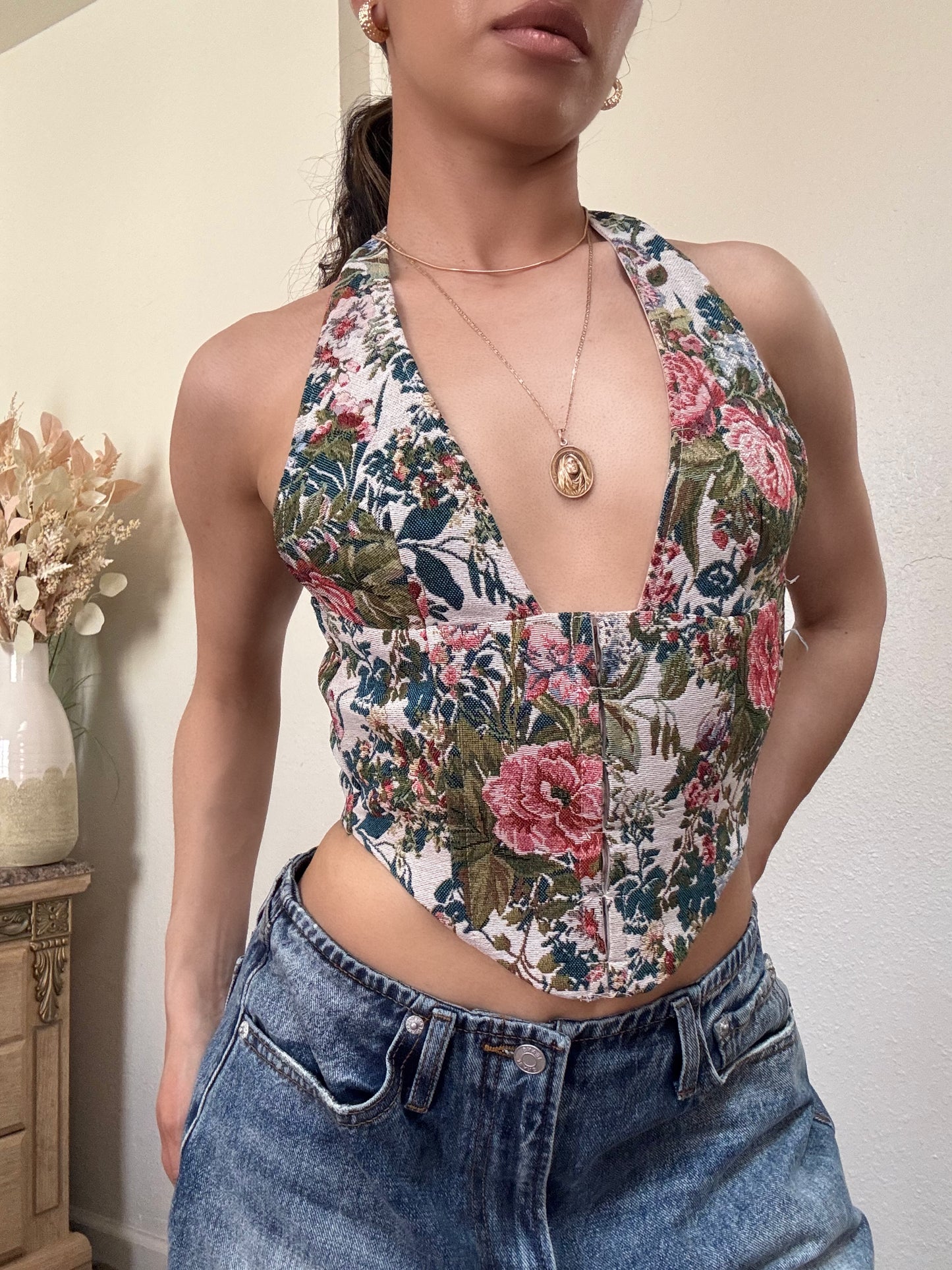 Olivia Halter Corset Top