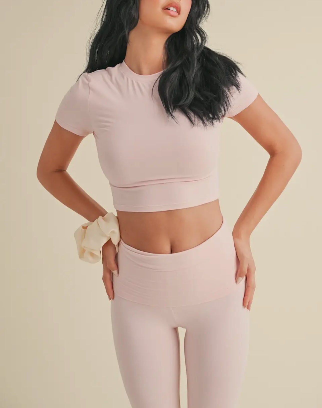 Ultra Soft Short Sleeve Tee -Blush