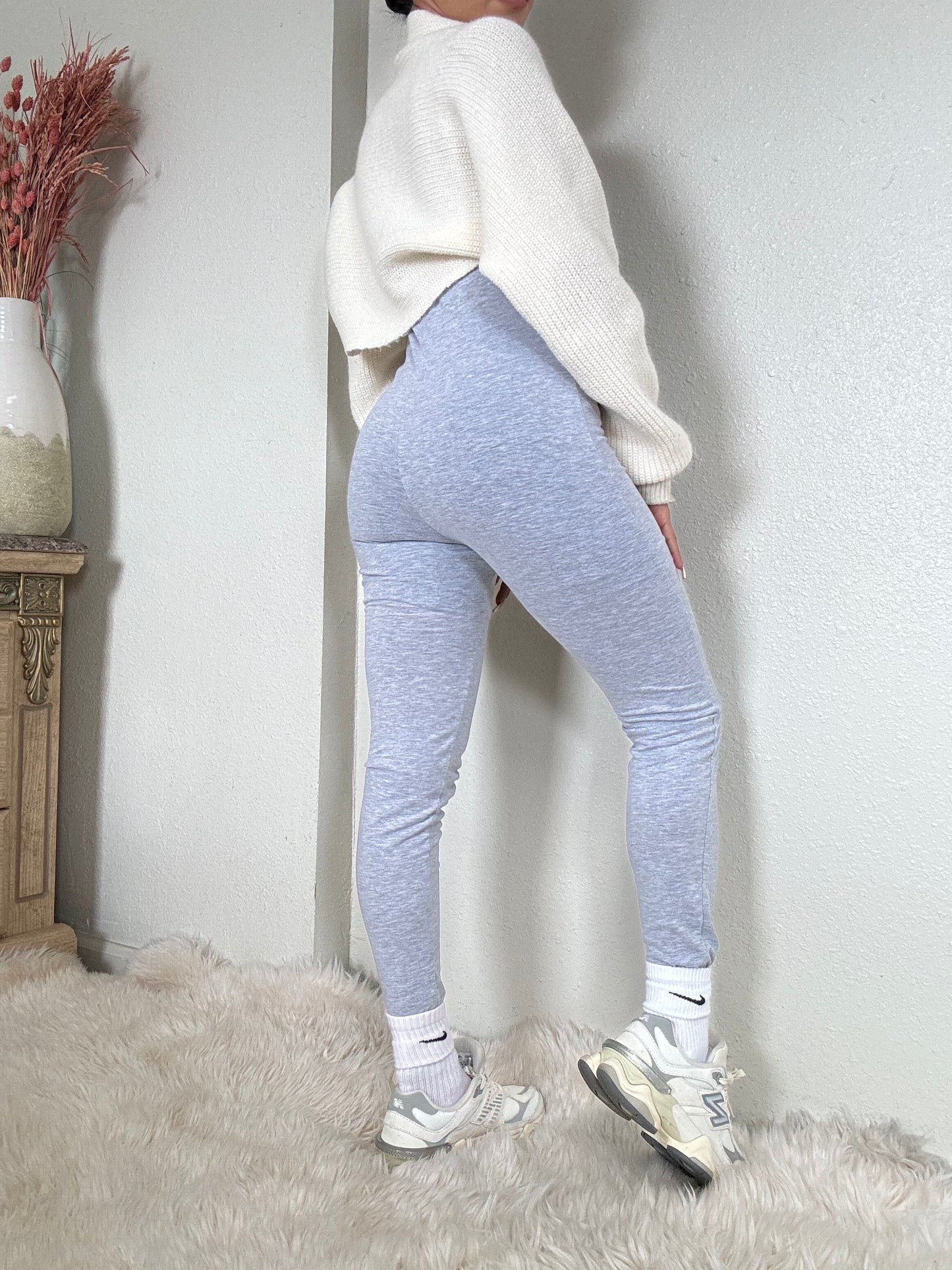 Solid Cami Jumpsuit -Heather Grey