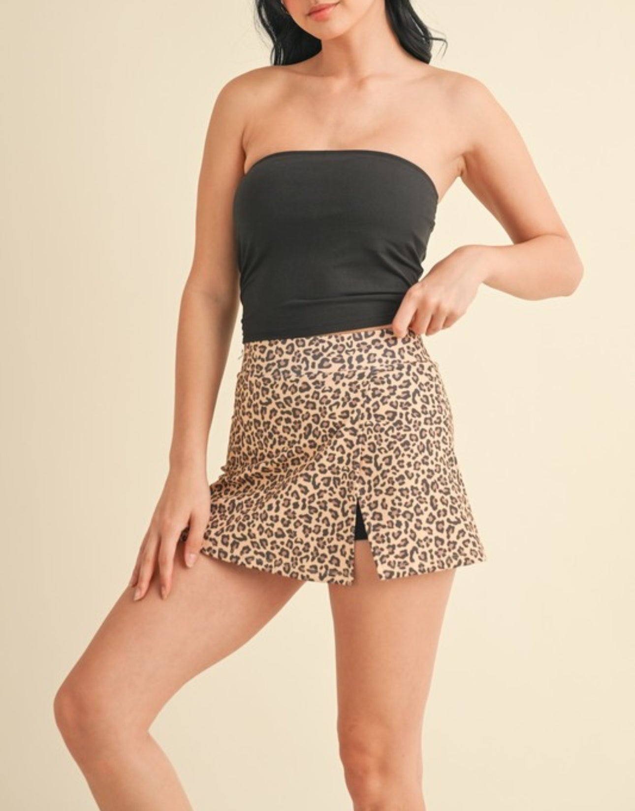 Ultra Soft Jersey Tube Top -Black