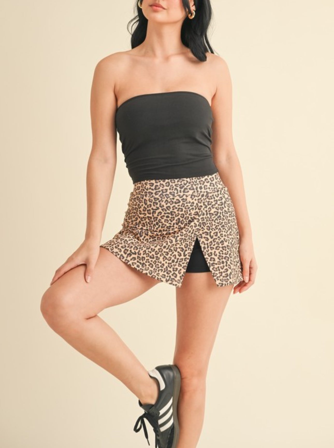 Ultra Soft Jersey Tube Top -Black