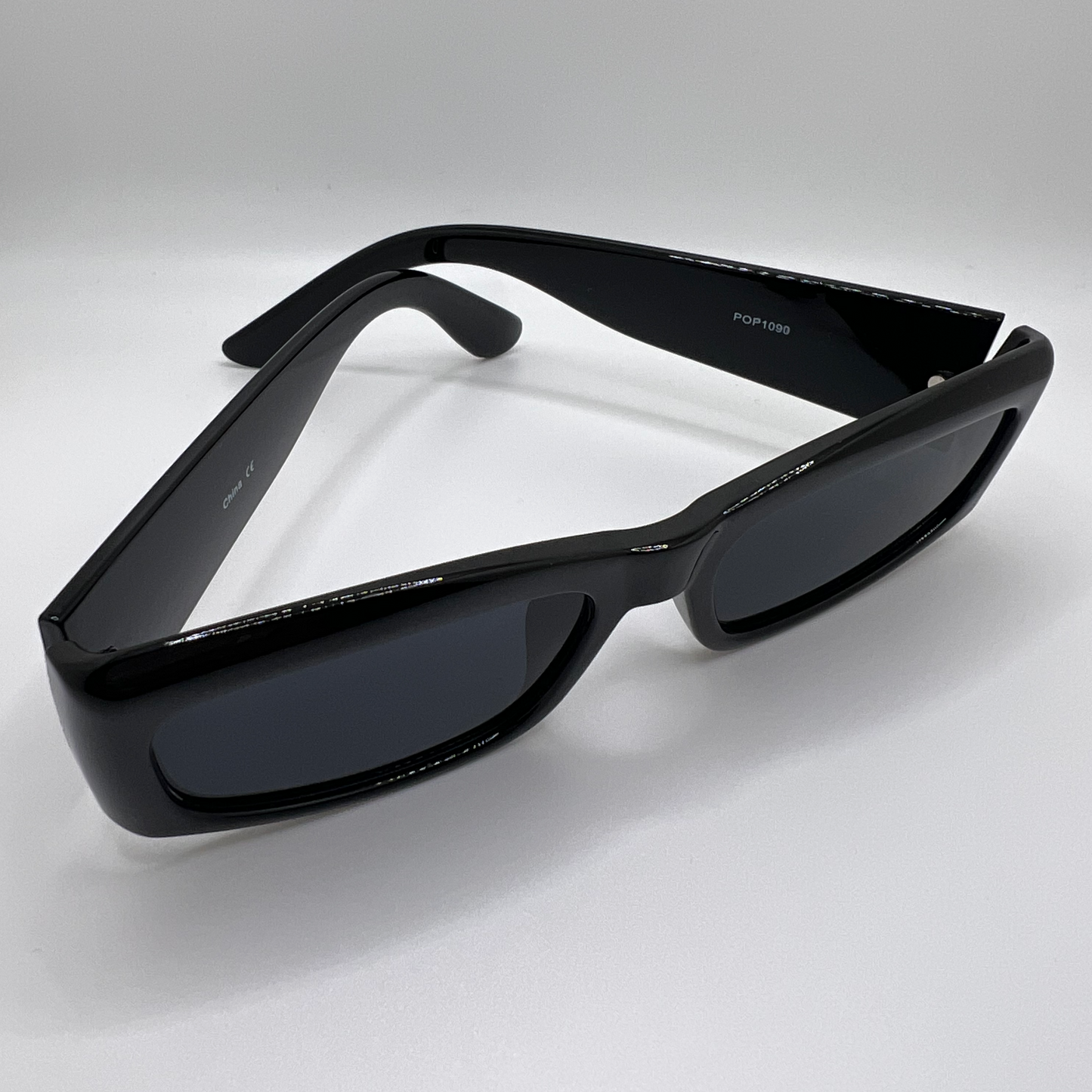 Tinted Bar Sunglasses -Black