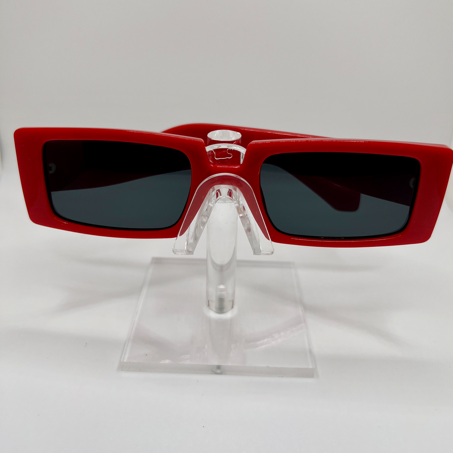 Rectangle Summer Sunnies -Red/Black