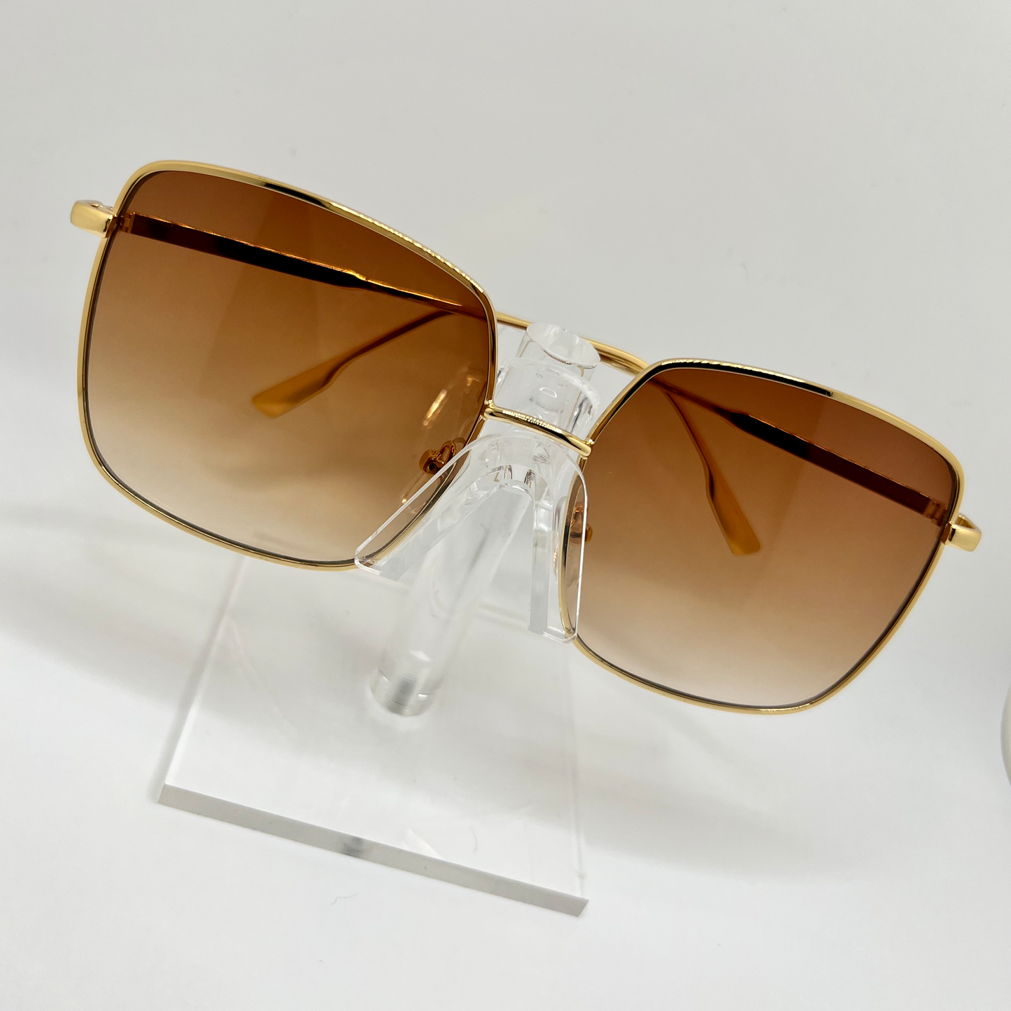 Square Sunglasses -Brown