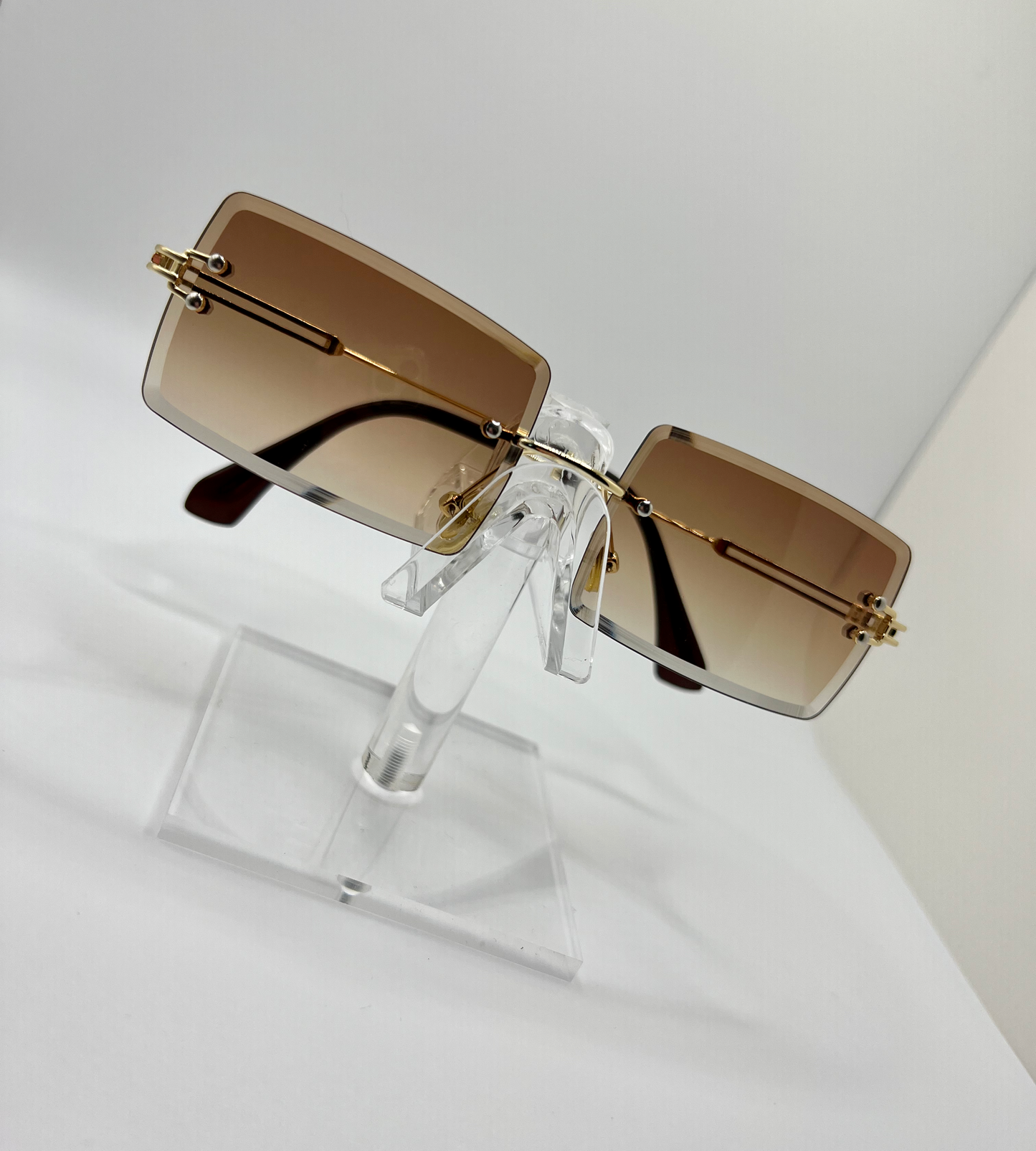Rimless Summer Sunnies -Brown