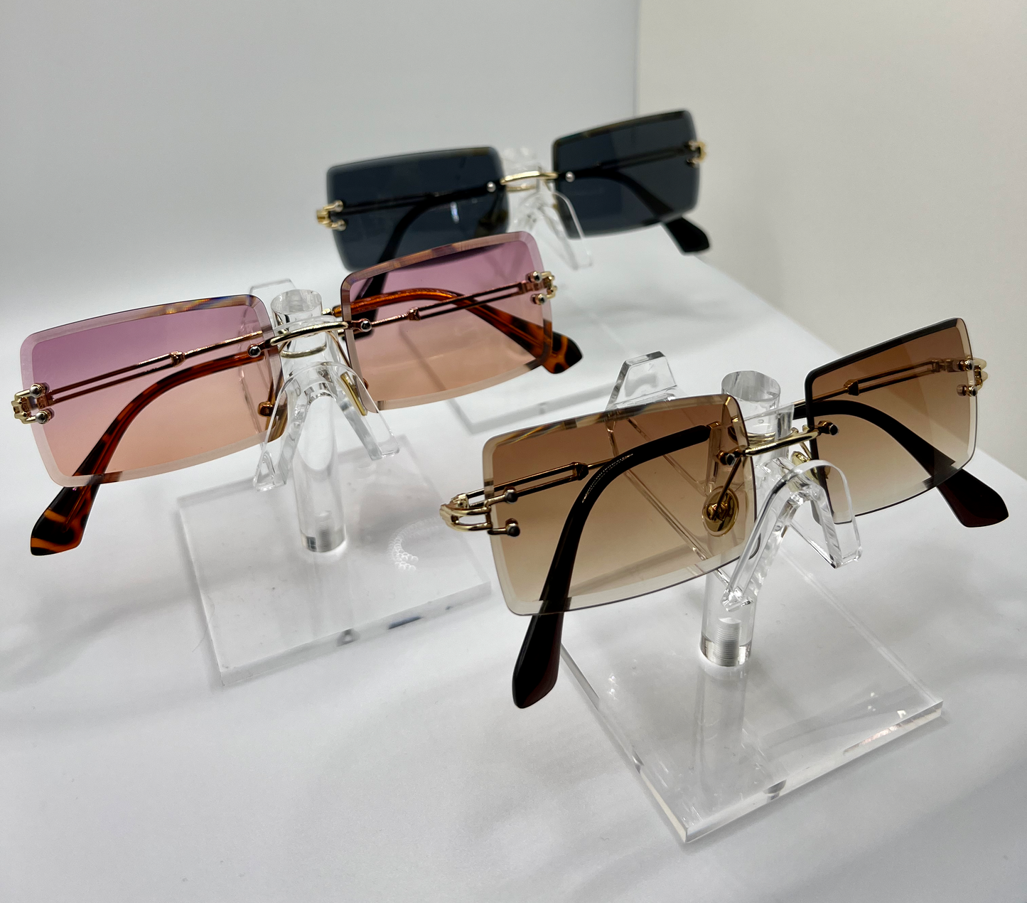 Rimless Summer Sunnies -Black
