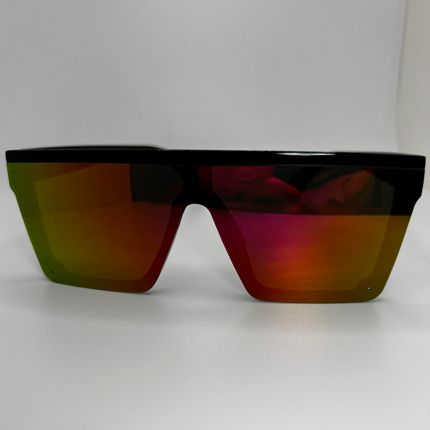 Summer Oversized Shades -Black/Multicolor