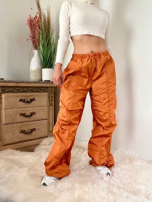 Pull-On Parachute Pants -Copper