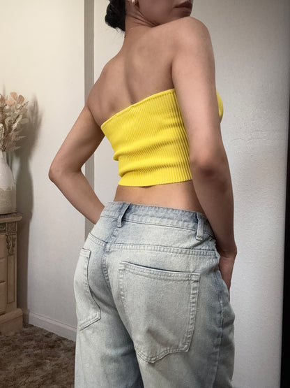 Rib Tube Top (Yellow)
