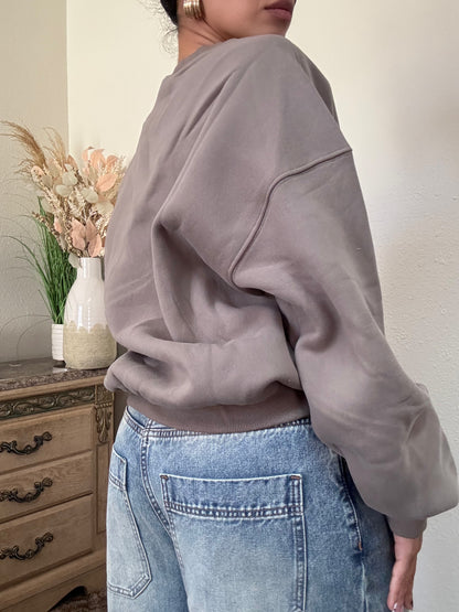 Varsity Fleece Crewneck (Grey)