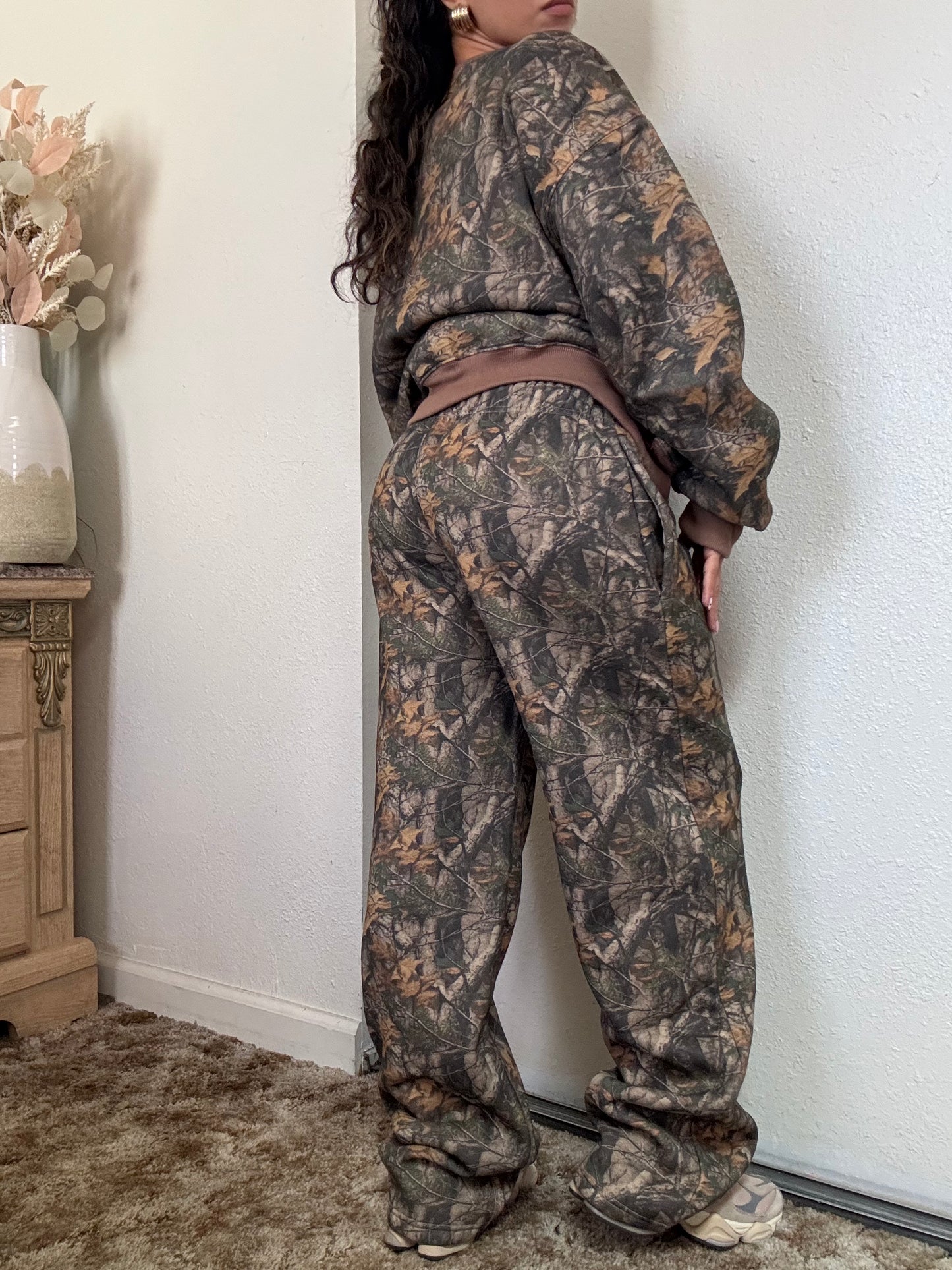 Camo Fleece Sweatpants (Dark Camo)