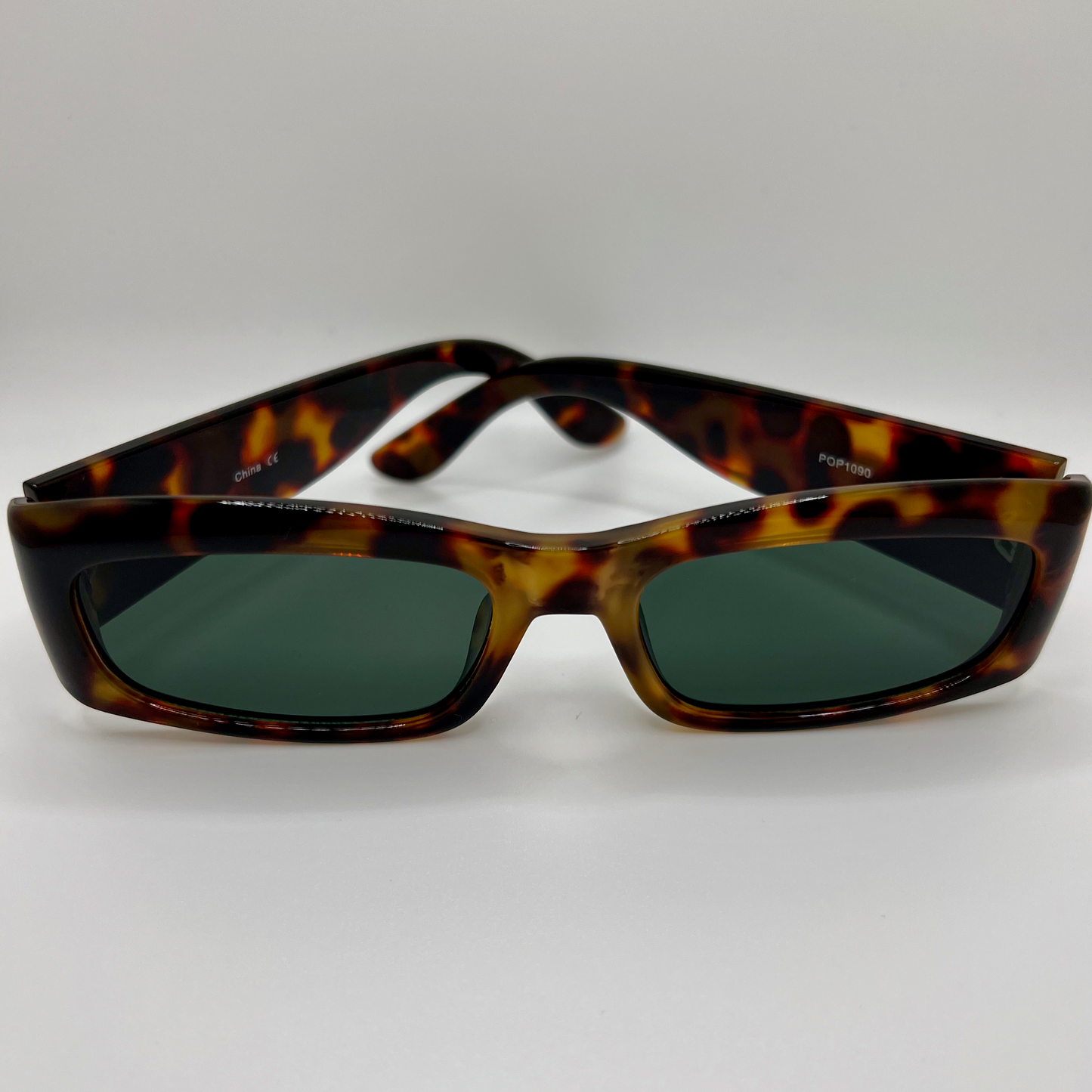 Tinted Bar Sunglasses -Brown