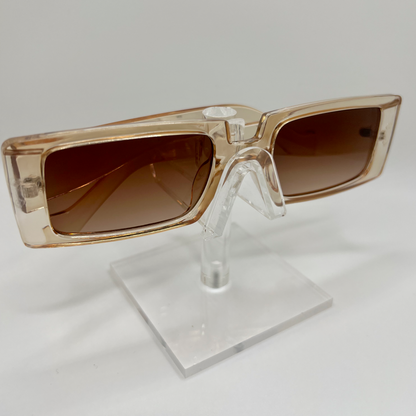 Rectangle Summer Sunnies -Caramel