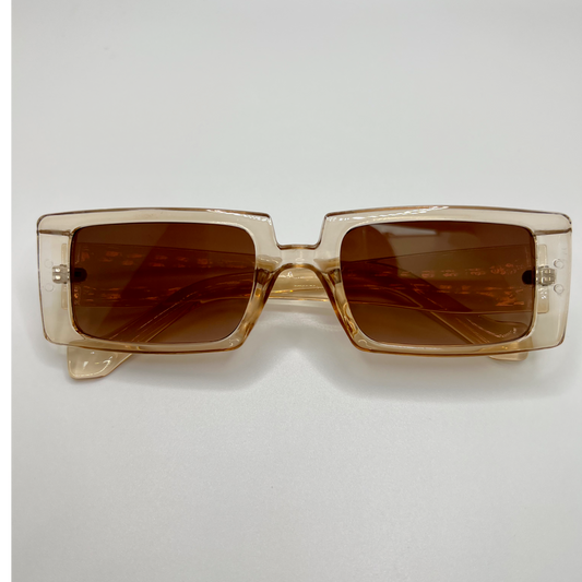 Rectangle Summer Sunnies -Caramel