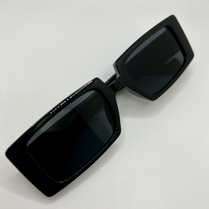 Rectangle Summer Sunnies -Black