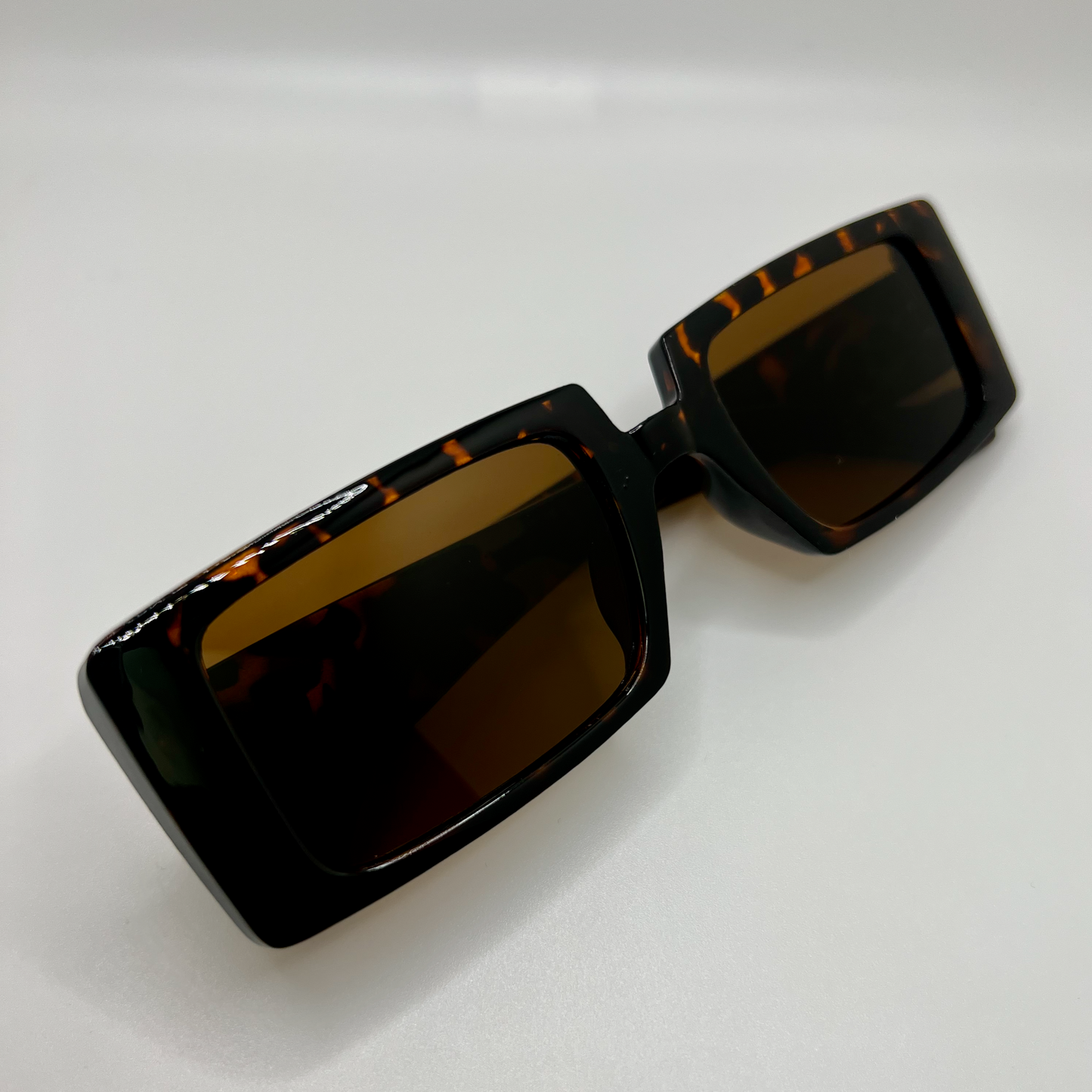 Rectangle Summer Sunnies -Brown