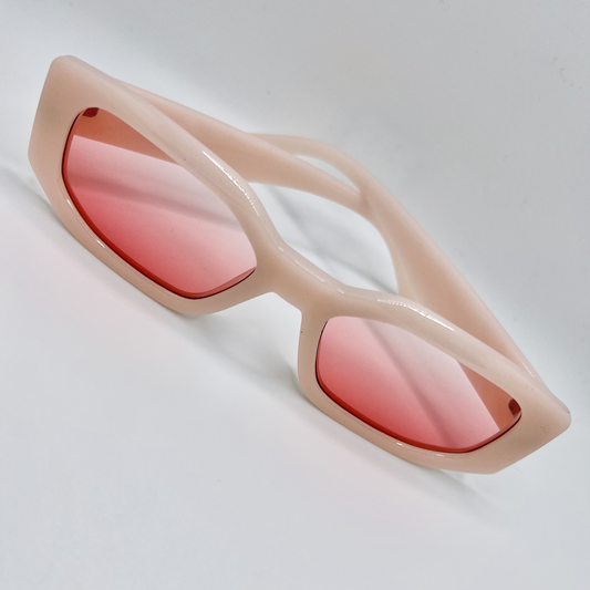 Rectangle Sunnies -Pink