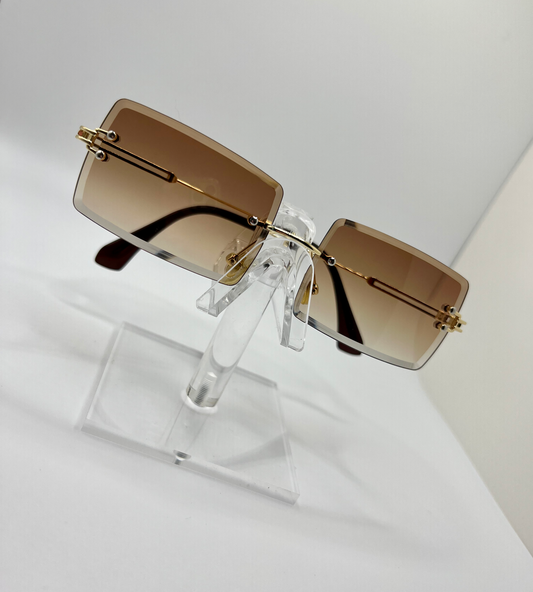 Rimless Summer Sunnies -Brown