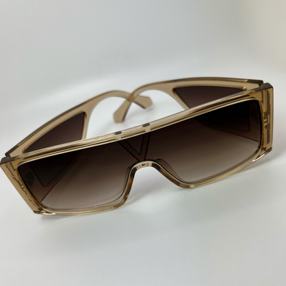 Oversized Sunglasses -Brown